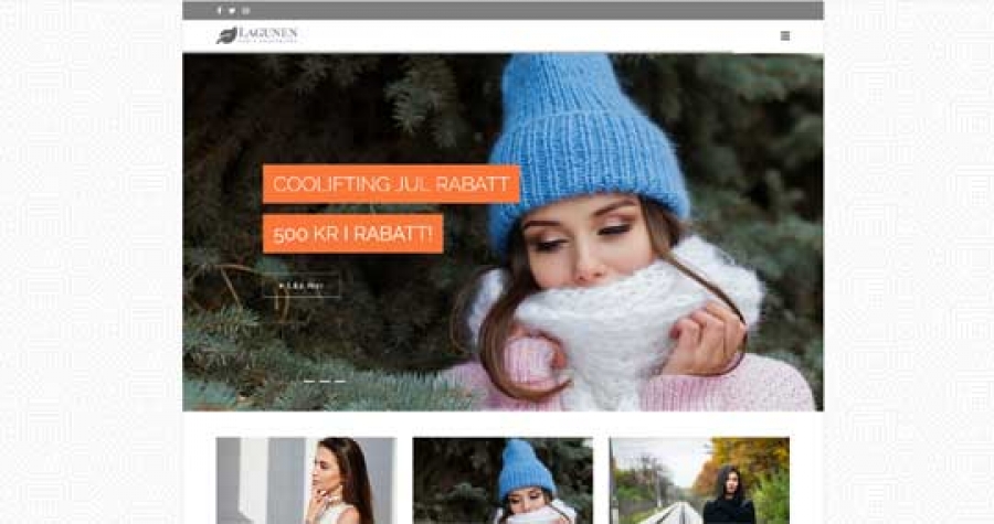 Ny uppdaterad hemsida, Lagunens.se!